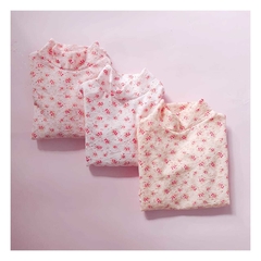Polera Florcitas Vainilla - comprar online