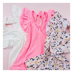 Remera Girasol Rosa Flores - comprar online