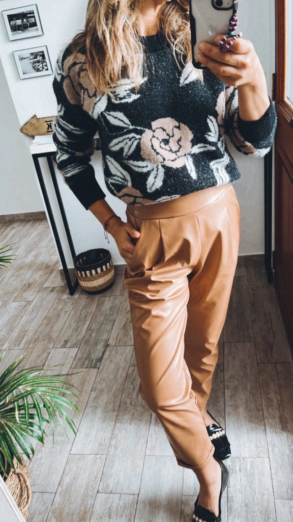 Pantalon Bermejo ecocuero