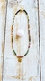 Collar mix de turmalinas & estrella gold - Ambar violeta Bs As
