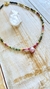 Collar mix de turmalinas & cuarzo cherry gold - comprar online