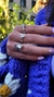 Anillo Diamante Herkimer plata 950 en internet