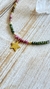 Collar mix de turmalinas & estrella gold - comprar online