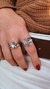 Imagen de Anillo Cuarzo jardin cuadrado plata 950