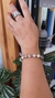 Pulsera piedra luna natural - Ambar violeta Bs As
