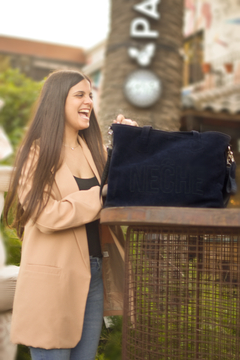 Tote Oxford Plus blue gamuza - comprar online
