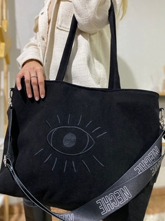 Tote oxford eye black gamuza