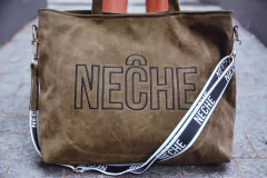 Tote Oxford Gamuza Oliva