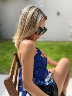 Pañuelo Belen Azul