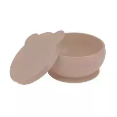 BOWL BEIGE Y SILICONA ANTIDESLIZANTE MINIKOIOI 450ml - comprar online