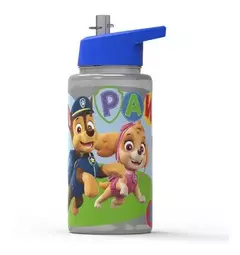 SET HERMETICO 3 DIVISIONES + BOTELLA STRAW TOP PAW PATROL - comprar online
