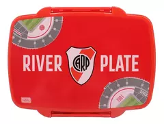 LUNCHERA BOX HEREMTICA RIVER PLATE 3 DIVISIONES 1000 ML - comprar online