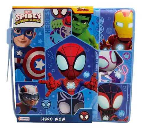 SPIDEY Y SUS AMIGOS SUMERGIBLE LIBRO WOW