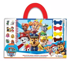 MALETIN PARA CREAR Y COLOREAR PAW PATROL