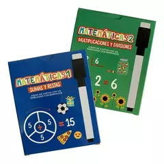 COMBO MATEMATICAS 1 Y 2 SUMAS RESTAS MULTIPLICACION Y DIVISION - comprar online