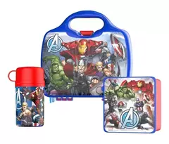 SET LUNCHERA CANTIMPLORA Y CAJA SANDWICH AVENGERS