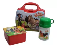 SET LUNCHERA CANTIMPLORA Y CAJA SANDWICH GRANJA DE ZENON