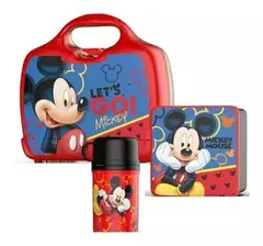 SET LUNCHERA CANTIMPLORA Y CAJA SANDWICH MICKEY