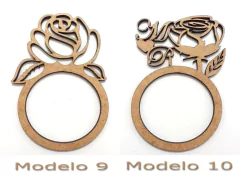 130x Anel Porta Guardanapo Personalizado Mdf Crú Casamento - loja online