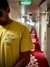 Remera mostaza "Born to raise hell" - tienda online