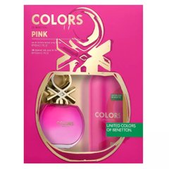 Benetton Colors Pink Kit - EDT 80ml + Desodorante - comprar online