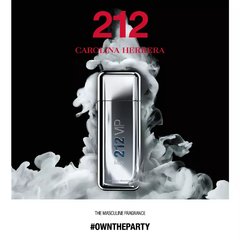 212 Vip Men By Carolina Herrera Eau De Toilette Masculino - loja online