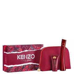 KIT Flower by Kenzo L'Élixir Feminino - Eau de Parfum 50ml + Loção Corporal 50ml + Nécessaire