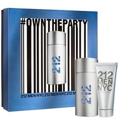 KIT 212 Men Carolina Herrera Masculino - Eau de Toilette 100 ml + Gel de Banho 100ml