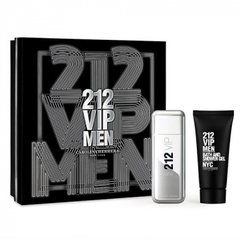 KIT 212 VIP Men Carolina Herrera Masculino - Eau de Toilette 100 ml + Gel de Banho 100ml