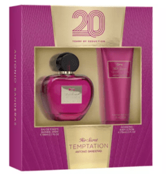 Kit Her Secret Temptation Antonio Banderas Feminino - Eau de Toilette 80ml + Body Lotion