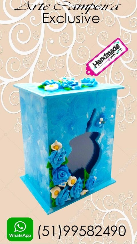 Porta Erva Azul - comprar online