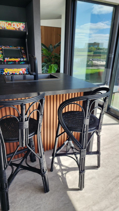 Banqueta Mar del Plata Negra