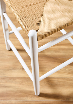 Banqueta Wishbone Blanca - tienda online