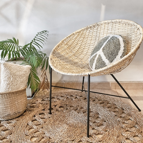 Sillon Mimbre EGG