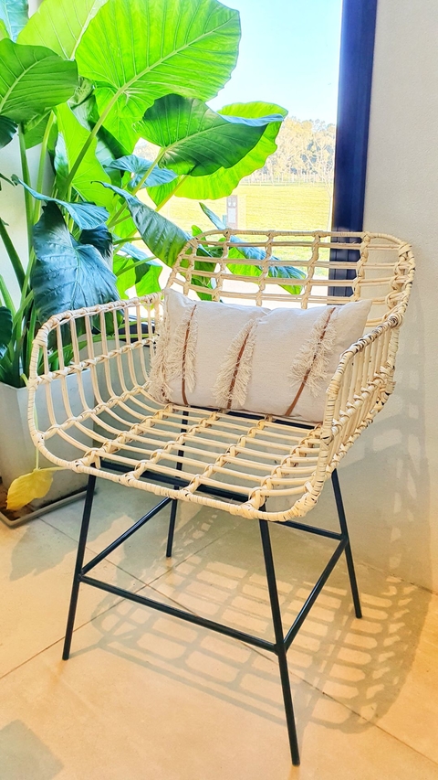 Sillon MILI Mimbre Recto