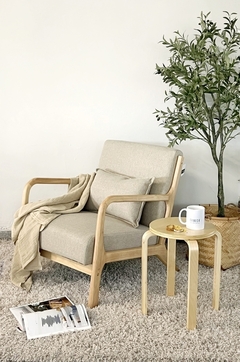Sillón Alba Natural Chenille c/Beige en internet