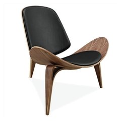 Sillon shell Carl Hansen CH 07 Walnut - comprar online