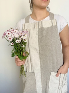 Imagen de Delantal Japonés de lino