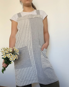 Delantal Japonés de lino - comprar online