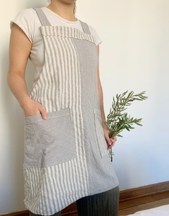 Delantal Japonés de lino