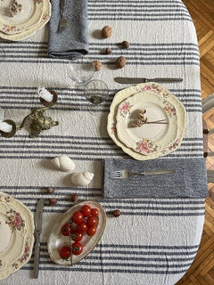 Mantel Lino Rayas TOSCANA