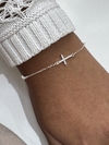6.5P pulsera cruz con zirconia - comprar online