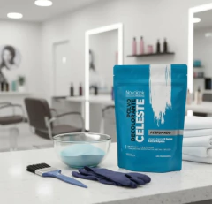 Polvo Decolorante Celeste Novalook X 700gr
