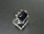 A362 Anel de Prata com Goldstone Azul