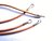 D096B Fio de couro 2mm terminações em prata - comprar online