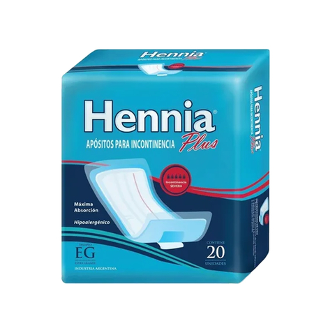 Apósitos Anatómicos Plus Hennia X20U