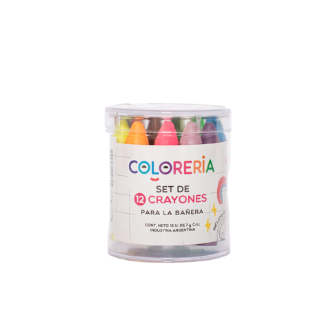 Set de crayones Coloreria x12u