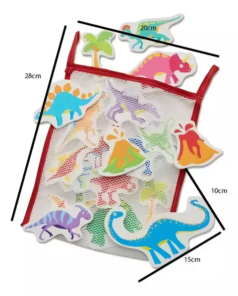 Dinosaurios al agua con bolsa para colgar - Plan Z - NoniNoni