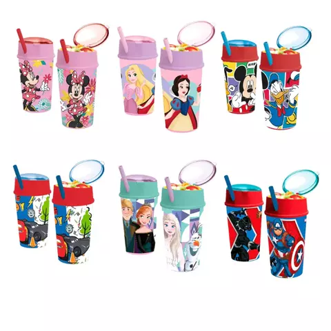 Vaso 400ml Snack Personajes animados