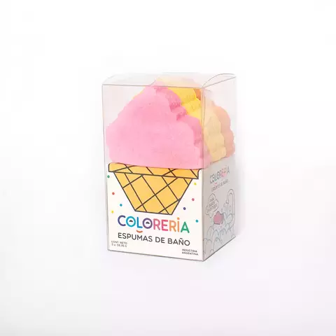 Set espumas de baño sólidas Coloreria - comprar online